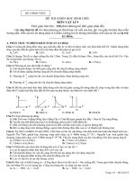 Đề HSG + ĐA vật lý 9