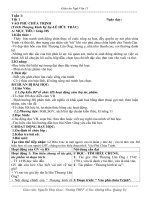 giáo án văn 11(tuần 1-4) 2011