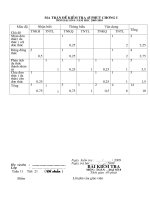 đề 45'''' đại 8 kì I- ma trận