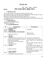 Giáo án lớp 4( Tuần 10)