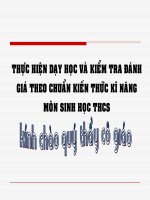 Tài liệu tập huấn chuẩn KT_KN