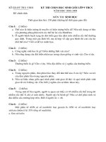 Đề HS giỏi VL9 năm học 08-09