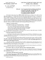 Hướng dẫn tổ chức thi Nghề phổ thông 09/2009