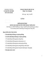 HD Bộ TC chất lượng giáo dục THCS