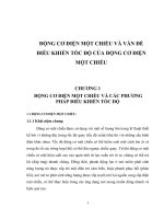 dong co dien mot chieu va van de dieu khien toc do cua dong co dien mot chieu 