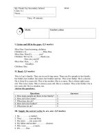 kt 1 tiết lớp 6 lần 1 nh 2010