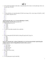 đề hóa tự luận có hướng dẫn giải 12 đề 5