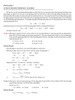 Phương pháp 4 giải hóa