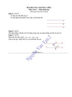 Đề-Đáp án: KT C 1 hình 7 (D2)