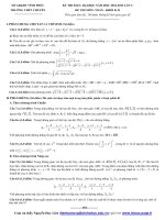 KỲ THI KSCL ĐẠI HỌC NĂM HỌC 2012-2013 LẦN 3 ĐỀ THI MÔN TOÁN - KHỐI B, D TRƯỜNG THPT CHUYÊN VĨNH PHÚC