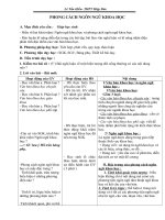 PHONG CÁCH NGÔN NGỮ KHAO HỌC