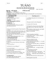 giáo án lớp 3 tuần 3