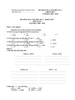 KTCK2 -TOÁN LỚP 5 2009-2010)