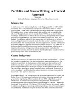 Portfolios and Process Writing.doc