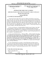 Kế hoạch thực hiện cuộc vận động Mỗi thầy cô giáo là tấm gương tự học và sáng tạo