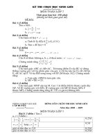 DE VA DAP AN HSG TOAN 7 HAY !