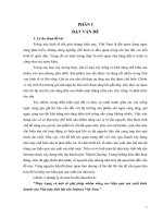 Thực trạng và một số giải pháp nhằm nâng cao hiệu quả sản xuất kinh doanh của nhà máy tinh bột sắn intimex việt nam 