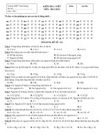 Kiem tra 1 tiet lan 2 (THPT VX)