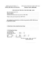 Đăng kí thi đua cá nhân đầu năm