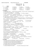 PRACTICE TEST-CLASS 12