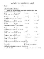 KT 15 phut dai 9 chuongI