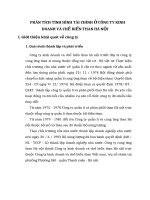 PHÂN TÍCH TÌNH HÌNH TÀI CHÍNH Ở CÔNG TY KINH DOANH VÀ CHẾ BIẾN THAN HÀ NỘI