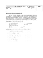 Test 15- Anh 6 số 3