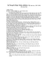 ke hoach mon tieng anh 10 cuc hay vip