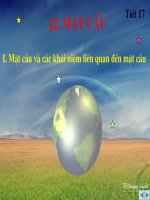 Mặt cầu tiết 1 (Sử dụng Cabri 3D)