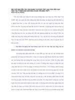 MỘT SỐ NGUYÊN TẮC VẬN DỤNG THI PHÁP THỂ LOẠI VÀO VIỆC DẠY HỌC TÁC PHẨM VĂN CHƯƠNG Ở NHÀ TRƯỜNG THPT