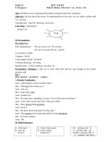 Giáo án Tiếng Anh 7 (T73-103)