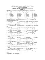 de thi HSG English 8+9