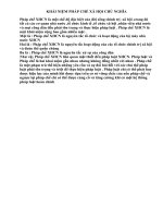 KHÁI NIỆM PHÁP CHẾ XHCN