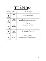 GIÁO ÁN 3 TUẦN 5,6 CKTKN