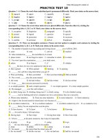 Ôn thi TNPT Bài luyện tập 10