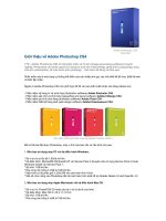 Giới thiệu về Adobe Photoshop CS4