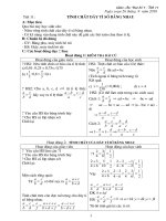 Tính chất dãy tỉ số bằng nhau