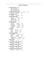 Mẫu báo cáo thống kê khối