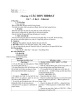 Giáo án hóa 12 tiết 7,8