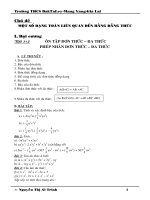 Tự chọn8_chủ đề Hằng đẳng thức(2009-2010)