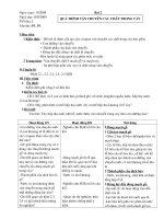 QUÁ TRÌNH VẬN CHUYỂN CÁC CHẤT TRONG CÂY