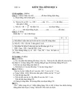 Đề kiểm tra hình 6