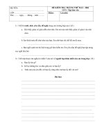 Đề KTTX tháng 10 môn TLV-TR.A