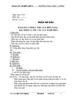 GIÁO ÁN NGHỀ ĐIỆN DÂN DỤNG CẤP 2