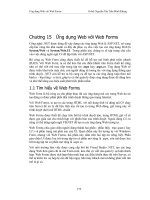 Ứng dụng web với web forms