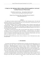 A Study on the Optimum Backwashing Method applied to Activated Carbon Process in Waterworks