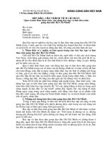 Bài thu hoạch Tư Tưởng Hồ Chí Minh