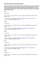 Một số Code làm cho blog nổi bật.doc