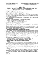 Báo cáo công tác giáo dục pháp luật giai đoạn 2006-2010