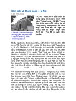 Cảm nghĩ về Thăng Long